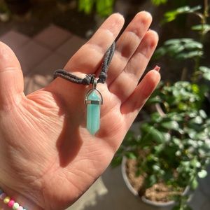 Green Crystal Necklace